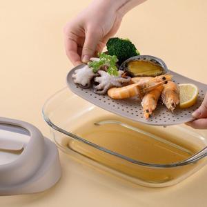 [본사직영] 바로한끼 간편조리 용기 500ml+1.6L 세트