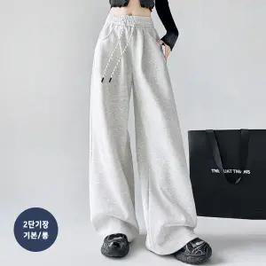 [퍼플핏][2단기장] 루즈 밴딩 트레이닝 팬츠_P51LP004