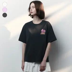 [롯데백화점]게스 플라워 프린트 오버핏 반팔티 OP2K5418
