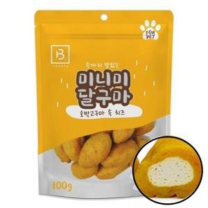 고품질 강아지 영양 듬뿍 간식 호박고구마 치즈 100g 1P 한입 강아지간식 강아지훈련간식 (WFHRDRK)