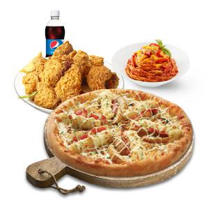 [피나치공] 더블포테이토피치세트L+스파게티+콜라1.25
