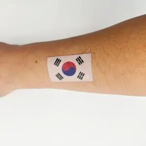 국가대표 응원 문신 타투 페인팅 스티커