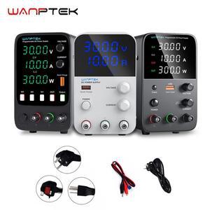 Wanptek 조정 가능한 DC 전원 공급 장치 30V 10A 5A 실험실 안정화 스위치