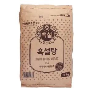[연중무휴] 백설 흑설탕 15kg
