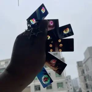 귀멸의칼날 귀칼 캐릭터 십이귀월 상현 하현 눈동자 눈 모양 키링 비공식 굿즈