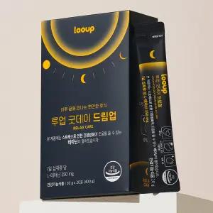 루업 굿데이 드림업 액상스틱 스트레스 긴장완화 테아닌 (부원료 흑하랑상추 피스타치오추출분말 타트체리 감태 가바 아연 마그네슘) 2box(40포)