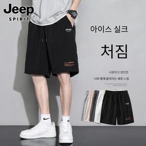 JEEP SPIRIT 남자 여름 반바지/버뮤다/5부/밴딩/빅사이즈/카고/쿨/텐셀