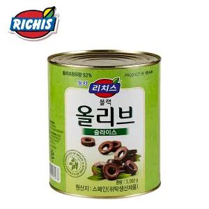 (주)동서 리치스 블랙 올리브 슬라이스 3kg