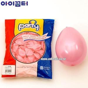 펄풍선/5인치/라이트핑크/약100개입