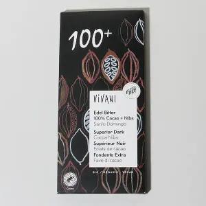 비바니 유기농 다크 100% 초콜릿 80g