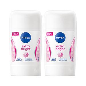 니베아 데오드란트 스틱 엑스트라 브라이트 50ml 2개