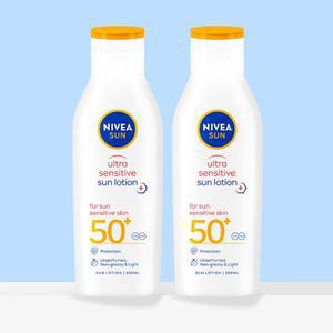 니베아 선 더마 센서티브 스킨 선 로션 200ml x2개