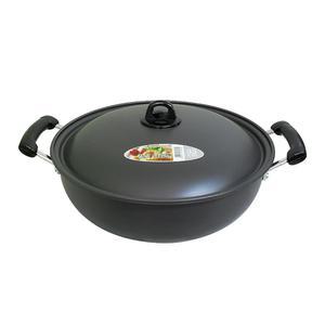 남선 영업용 경질 튀김팬 42cm 볶음솥 국솥 튀김솥/식당/급식/업소/대용량/조리/대형/큰/냄비/솥/팬