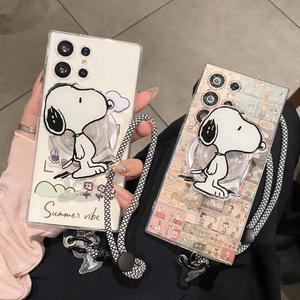 삼성 갤럭시 S24 S23 S22 S21 S20 울트라 플러스 노트20 강아지 맥세이프 그립 톡홀더 실리콘 케이스