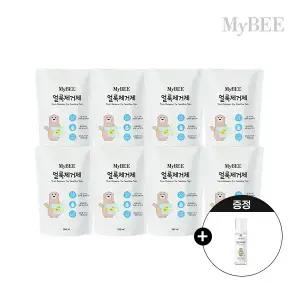 초핫딜 마이비 얼룩제거제 (리필 300ml)8팩+휴대용 50ml