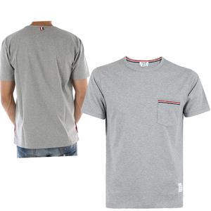 25ss 톰브라운 남성 반팔티/MJS010A 01454 055/포켓 반팔티