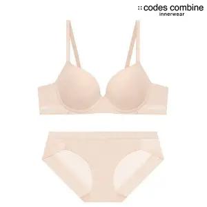 [롯데백화점]코데즈컴바인 이너웨어 노와이어 브라팬티세트 CEWBRBP162LP