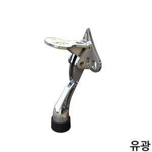 원터치형 도어스토퍼 말굽 발로만 유광/현관문 스토퍼 문 고정 방문도어스토퍼 문걸쇠 방문