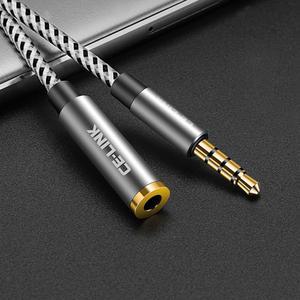 이어폰연장선 유선 PC 노트북 오디오 마이크 이어폰 헤드폰 3.5mm 4극 연장 케이블 선 단자