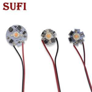 1W 3W LED 구슬 빛 플레이트 DC3-5V/6-12V/12-24V 드라이브  칩 배터리 광원 보드 DIY 전구 15cm 라인