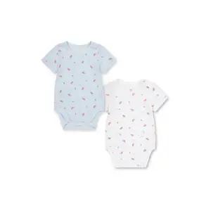 [롯데백화점]탑텐키즈 공용) 유아 코튼 메쉬 반소매 바디수트 (2PACK) MKF5UI3305