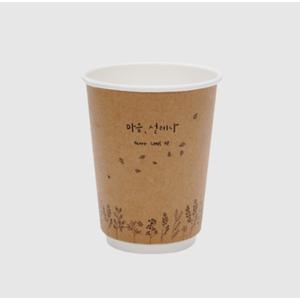 크라프트 이중컵 (마음설레다) 10온스/12온스/13온스/16온스 500개
