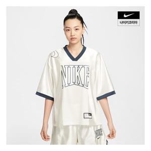 [나이키] 스포츠웨어 스트리트 여성 오버사이즈 반팔 그래픽 저지 HJ0281-133 333483