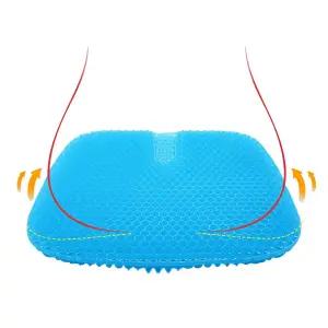 쿠션좋은 엉덩이가 편한 실리콘 벌집 젤리방석/사각매트/학생통풍쿠션/학생통풍/젤리매트/컴퓨터