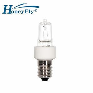 HoenyFly 2pcs 냉장고 램프 JD 25W E14 2700-3000K 130V/240V 오븐 냉동고 표시기 할로겐 전구 따뜻한 흰색