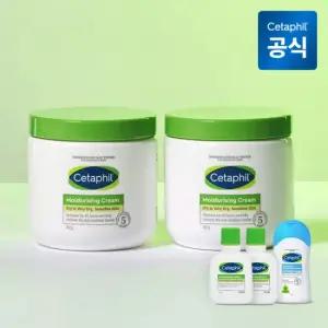 세타필 모이스춰라이징 크림 453g 2개+로션 29ml 2개+바디워시 50ml
