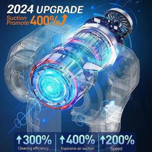 SZUK C017MAX 차량용 진공 청소기, 강력한 무선 미니