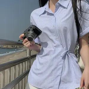 파인드 랩 반팔 셔츠 여름 여성 하객룩 출근룩