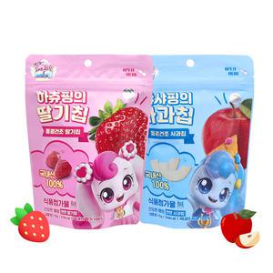 캐치티니핑 동결건조 과일칩 (딸기칩/사과칩) 국산
