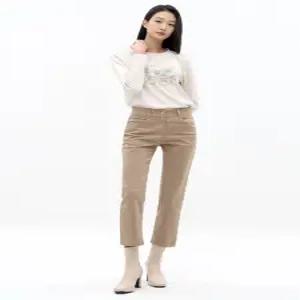 [지센][지센] 면혼방 슬림핏 컬러 팬츠 LCPTN121_BE