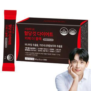 리얼메디온 혈당컷 다이어트 카페 더 블랙 1박스 아메리카노맛 설탕당류ZERO 바나바잎 가르시니아 캄보 지아 추출물 체지방감소 보조제 커피맛 혈당케어 컷타임