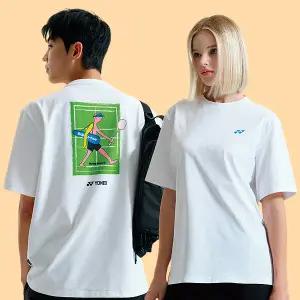요넥스 남성 여성 오버핏 반팔 티셔츠 243TS040U