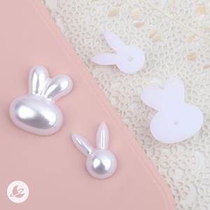 진주 러블리 토끼 파츠 레진 아트 공예 재료 R429