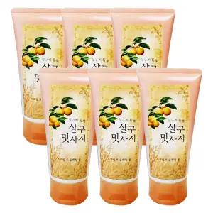 드봉 살구씨 듬뿍 살구맛사지 스크럽 클렌징폼 120g x6개