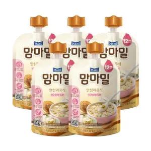 [매일] 맘마밀 이유식 가리비와두부 100g 5팩 (12개월)