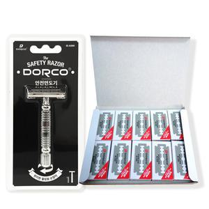 도루코 클래식 수동안전면도기 1개 + 면도날 ST300 100개