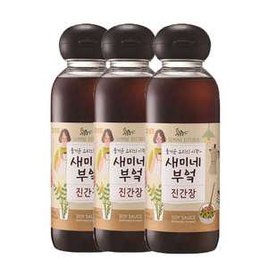 새미네부엌 진간장 450ml, 3개