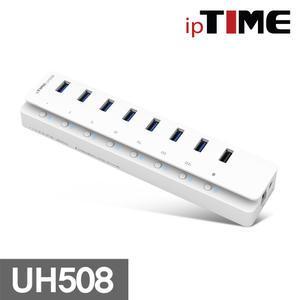 UH508 USB 허브 8포트 유전원 USB3.0용7P 충전전용1P