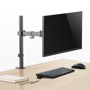 모니터암 책상 클램프 커브드 평면 장착 가능 관절형 /싱글 모니터 거치대 NX1330