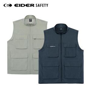 조끼 아이더 SAFETY VE-S2442 춘하 작업조끼 경량 등판망사 여름 멀티포켓 근무복 워크웨어