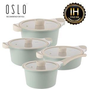 [퀸센스]오슬로(OSLO) 마린 세라믹인덕션냄비 4종SET(18+20+24+24전)