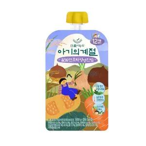 [보리보리/산골이유식]실온이유식 완료기 알밤단호박영양진밥 100g