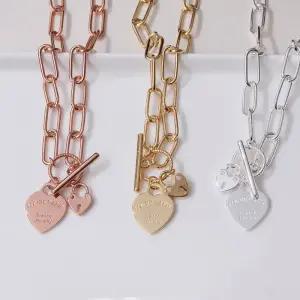 루브르 하트 체인 목걸이 NA0366