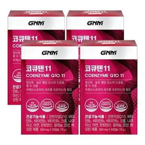 GNM 자연의 품격 코큐텐11 500mgX30캡슐X4박스 / 코엔자임 Q10