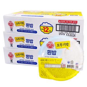 오뚜기 흰밥 210g 36개 즉석밥 백미 컵밥