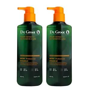 닥터그루트 밀도케어 프로 모발밀도 강화 샴푸 400ml 2개 단백질 탈모샴푸